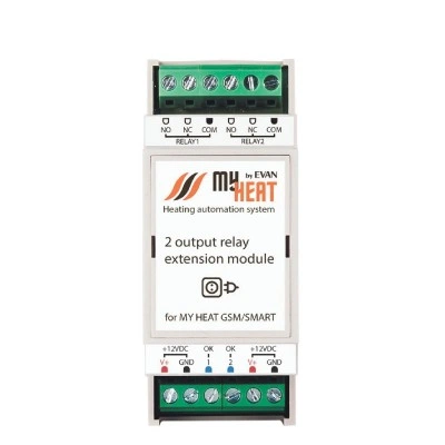 ЭВАН Блок реле на 2 выхода MY HEAT Системы управления отоплением, Аксессуары MyHeat ЭВАН Блок реле на 2 выхода MY HEAT Системы управления отоплением, Аксессуары MyHeat
